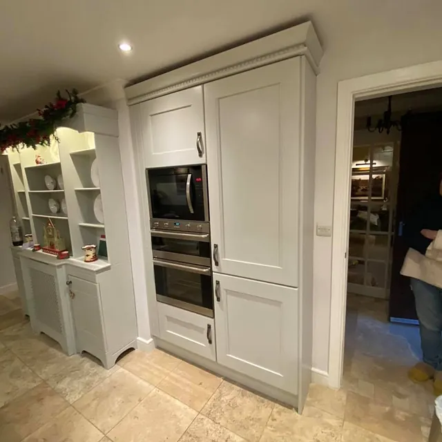 P.A.L Decorators Kitchen after spray painting