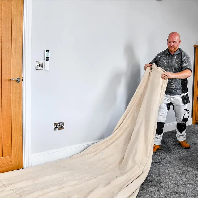 P.A.L Decorators preparing room
